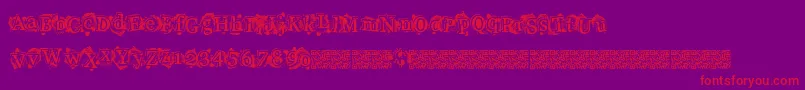 Highstyle Font – Red Fonts on Purple Background