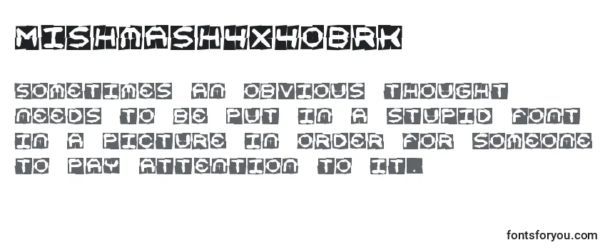 Mishmash4x4oBrk フォントのレビュー