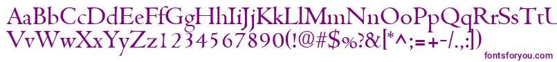 CentusRegular Font – Purple Fonts on White Background