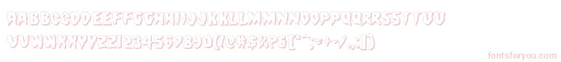 Countsuckula3D Font – Pink Fonts on White Background