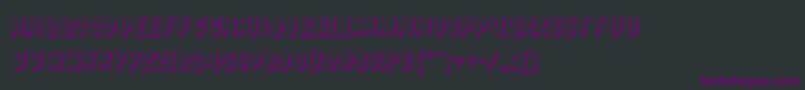 Countsuckula3D Font – Purple Fonts on Black Background