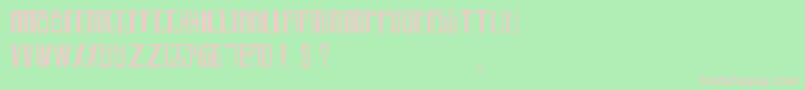 TeknoTrance Font – Pink Fonts on Green Background