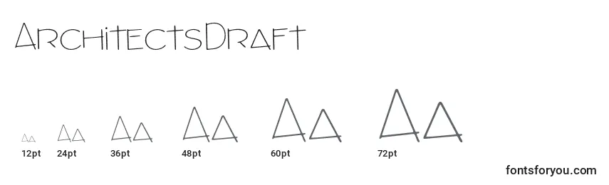 ArchitectsDraft Font Sizes