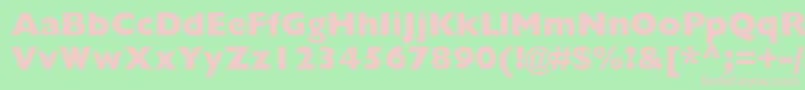 Lisätietoja Gillsansextraboldc-fontista Gillsansextraboldc-fontti – vaaleanpunaiset fontit vihreällä taustalla