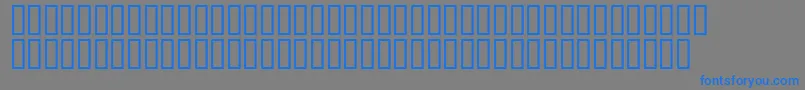 Alfonsowhiteheadsh Font – Blue Fonts on Gray Background