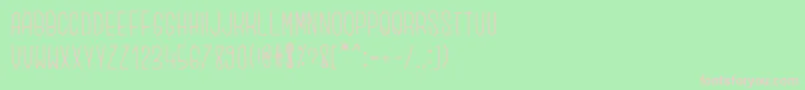 Ameliecamille Font – Pink Fonts on Green Background