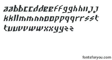 SfjunkculturecondensedObli font – sudanese Fonts