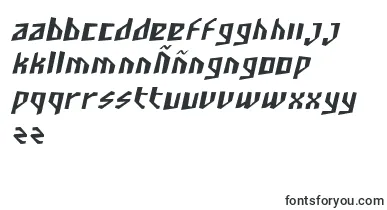 SfjunkculturecondensedObli font – filipino Fonts
