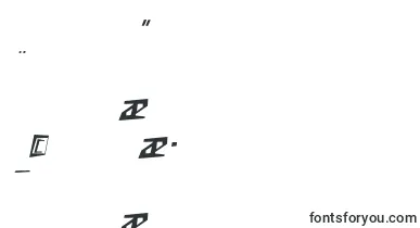 SfjunkculturecondensedObli font – chinese Fonts (simplified)