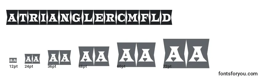 ATrianglercmfld Font Sizes