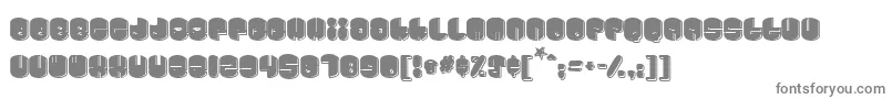 Cosmojun-fontti – harmaat kirjasimet valkoisella taustalla