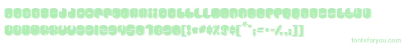 Шрифт Cosmojun – зелёные шрифты