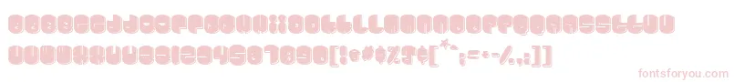 Шрифт Cosmojun – розовые шрифты на белом фоне