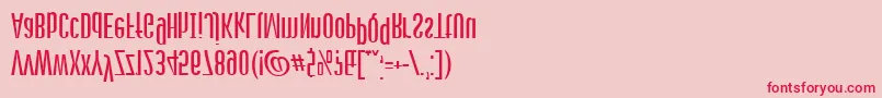 Stagedive Font – Red Fonts on Pink Background