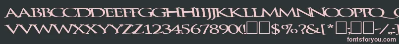 Bathingbeauty66Bold Font – Pink Fonts on Black Background