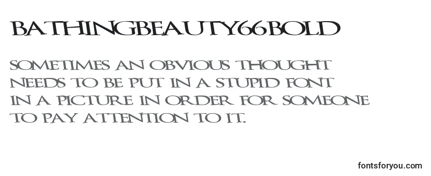 Bathingbeauty66Bold Font