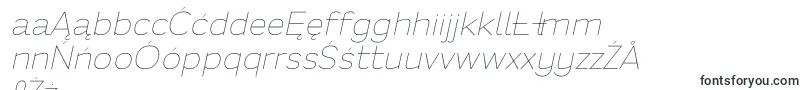 Шрифт Fortheenas01Italic – польские шрифты