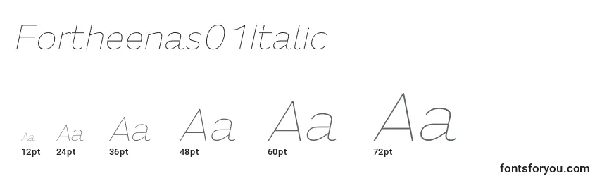 Fortheenas01Italic Font Sizes