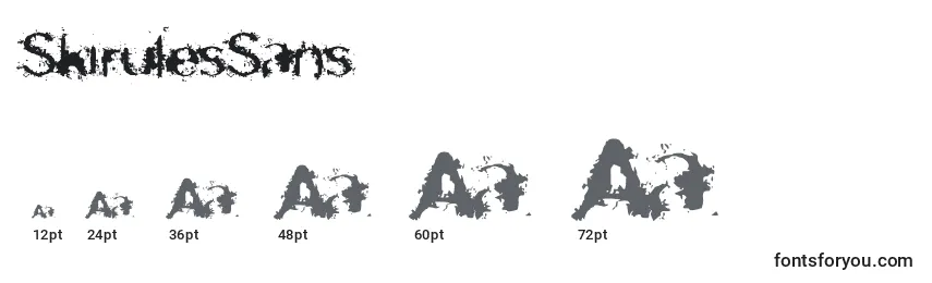 Größen der Schriftart SkirulesSans