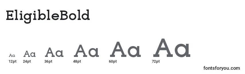 EligibleBold Font Sizes
