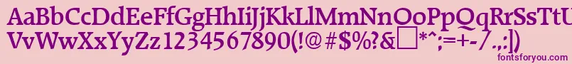More about RaleighMedium Font RaleighMedium Font – Purple Fonts on Pink Background