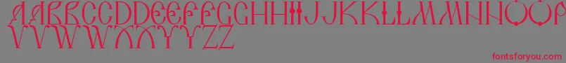 DsRussiaDemo Font – Red Fonts on Gray Background