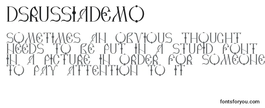 DsRussiaDemo Font