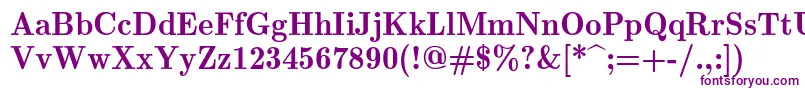 Lmromandemi10Regular-Schriftart – Violette Schriften