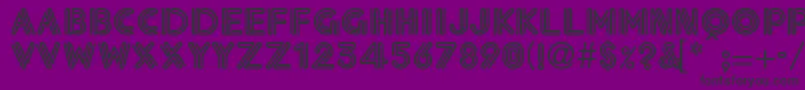 Eklesiastic Font – Black Fonts on Purple Background