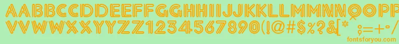 More about Eklesiastic Font Eklesiastic Font – Orange Fonts on Green Background