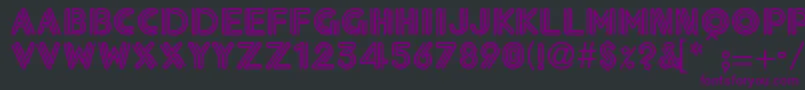 Eklesiastic Font – Purple Fonts on Black Background
