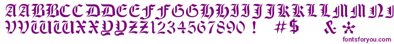 Weitere Informationen zur OldeStencil-Schriftart OldeStencil-Schriftart – Violette Schriften