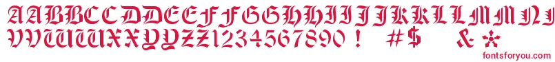 OldeStencil Font – Red Fonts