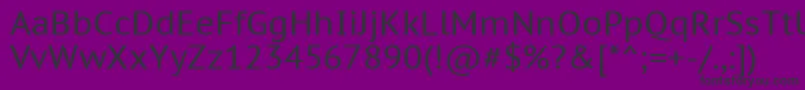 Шрифт Ptc55f – чёрные шрифты на фиолетовом фоне