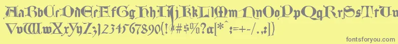 Подробнее о шрифте Lombardplattfuss Шрифт Lombardplattfuss – серые шрифты на жёлтом фоне