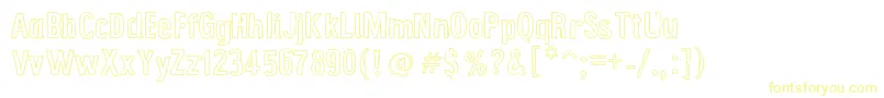 GrungePoster Font – Yellow Fonts