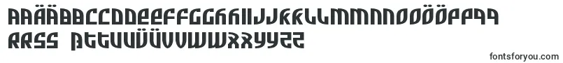 Шрифт Zoneriderxtraexpand – немецкие шрифты