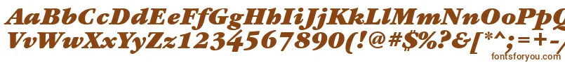 Fonte GaramondbooktttBolditalic – fontes marrons