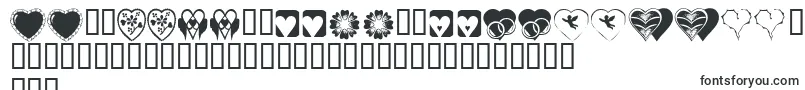 フォントKrHeartiness – ポーランドのフォント