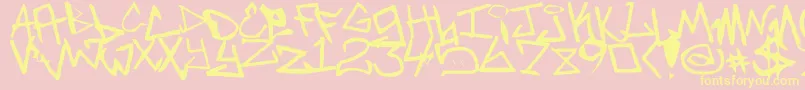 NewUnicode Font – Yellow Fonts on Pink Background