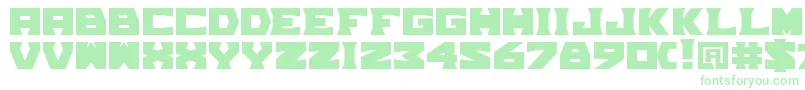 TpfGrumMel Font – Green Fonts on White Background