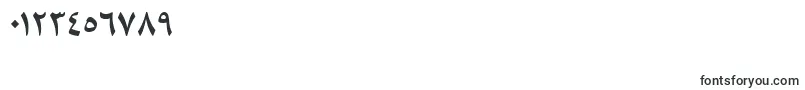 フォントMariamtt – 数字と数値のためのフォント