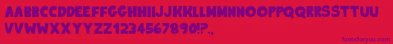 More about KingOfTheHill2 Font KingOfTheHill2 Font – Purple Fonts on Red Background
