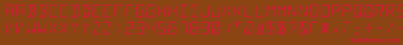More about Segment14 Font Segment14 Font – Red Fonts on Brown Background