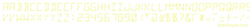 Weitere Informationen zur Segment14-Schriftart Segment14-Schriftart – Gelbe Schriften