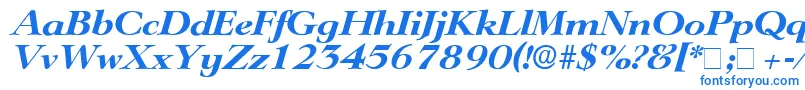 TeronoDisplaySsiItalic Font – Blue Fonts