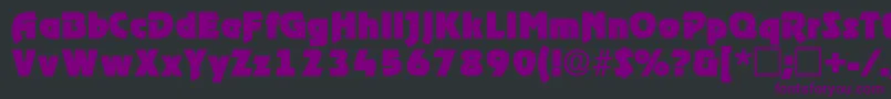 ThimbadisplaysskRegular Font – Purple Fonts on Black Background