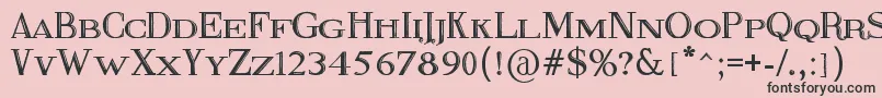 FineBlackboard Font – Black Fonts on Pink Background