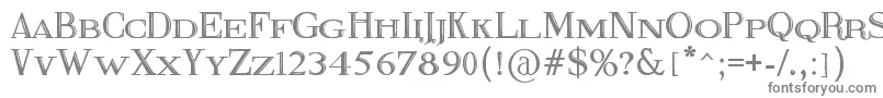 FineBlackboard Font – Gray Fonts on White Background