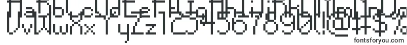 Шрифт PixelNoirSkinny – высокотехнологичные шрифты